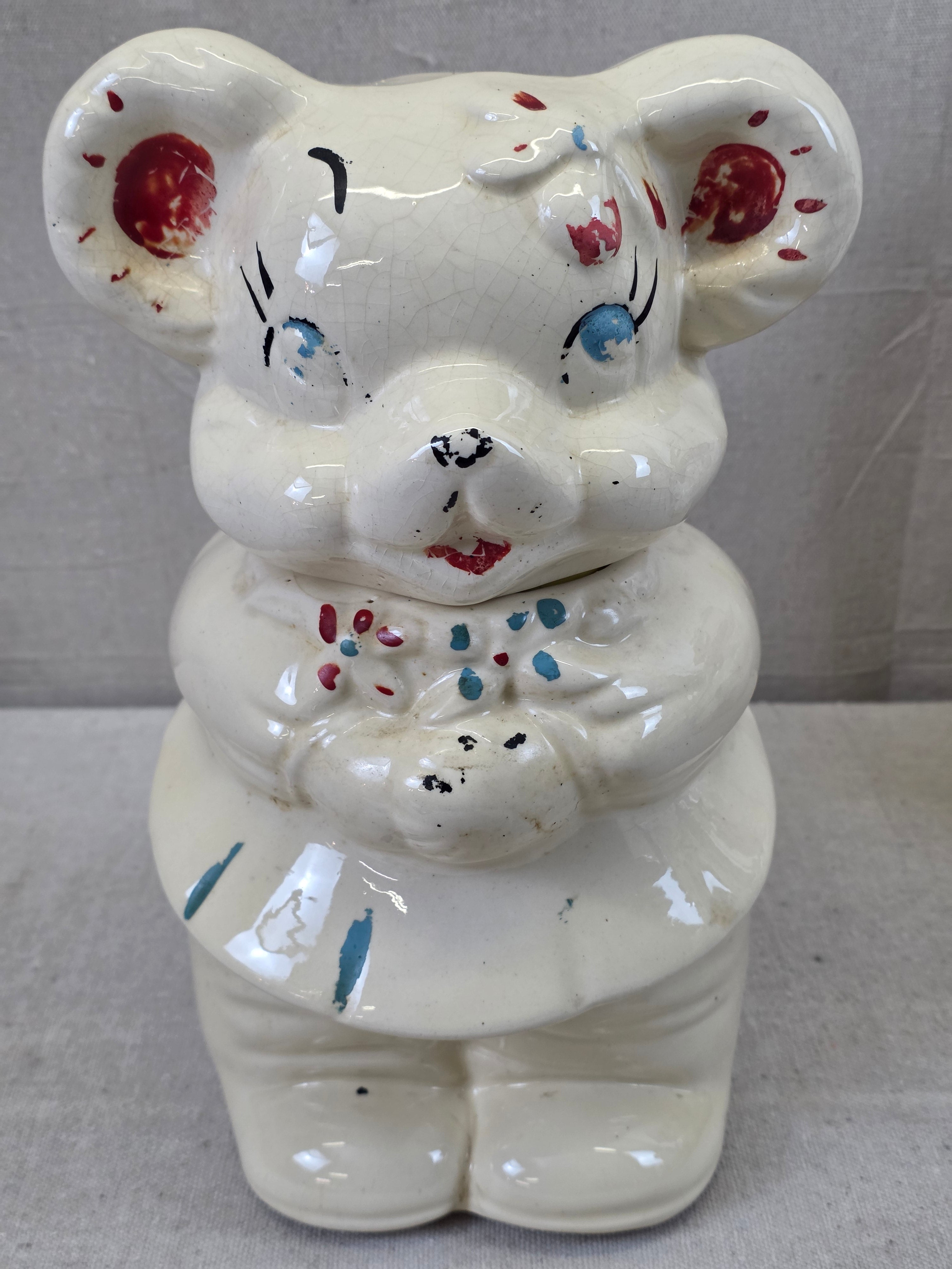 Turnabout Bear Cookie Jar - In Store Pickup Only