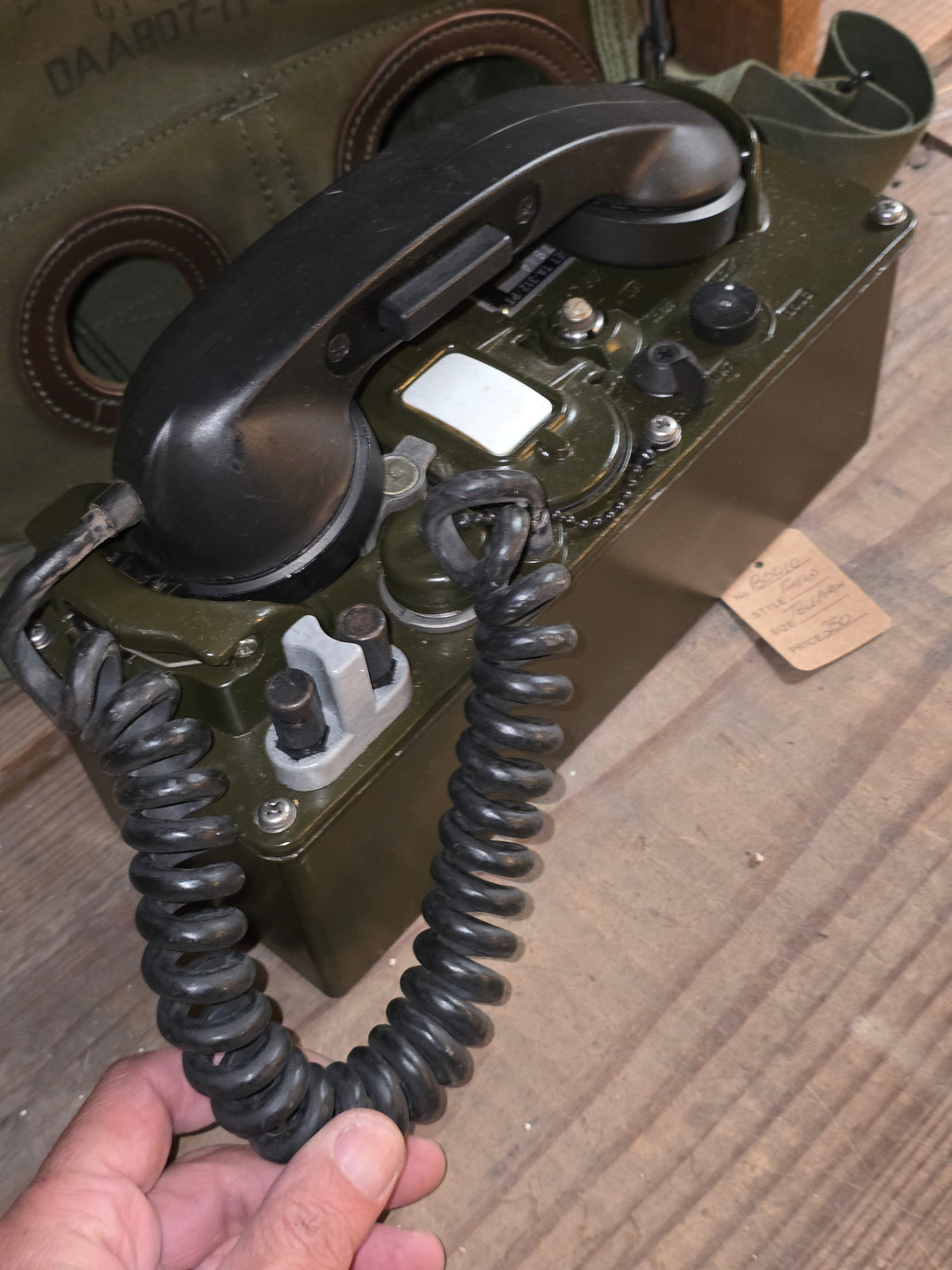 US Army TA-312/PT Field Telephone in Original Box