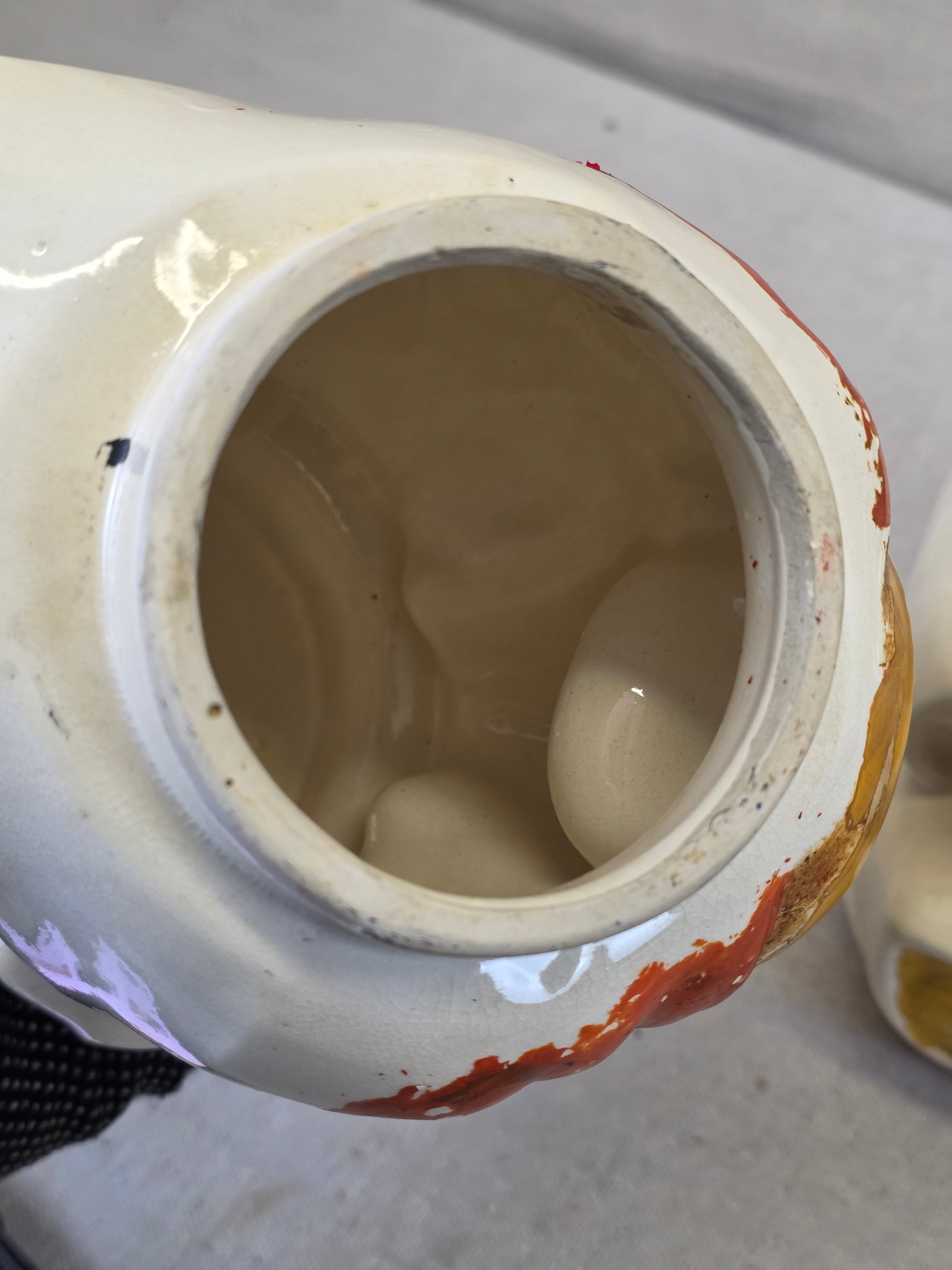 1940's Disney Donald Duck/Joe Carioca Turnabout Cookie Jar - In Store Pickup Only