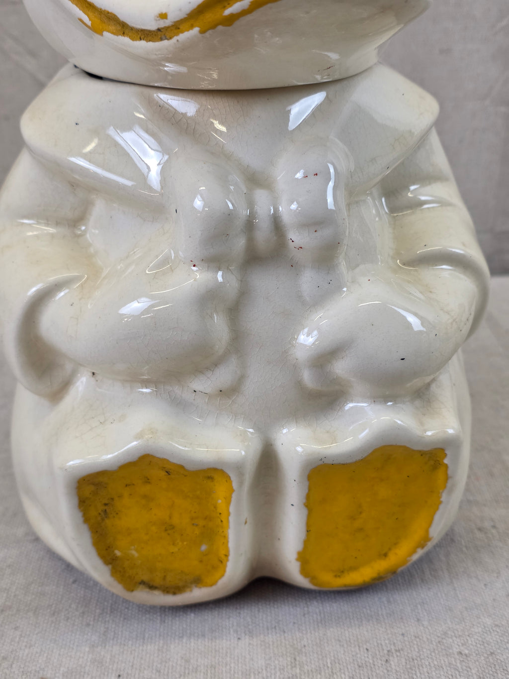 1940's Disney Donald Duck/Joe Carioca Turnabout Cookie Jar - In Store Pickup Only