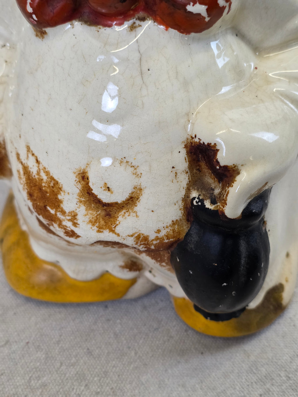 1940's Disney Donald Duck/Joe Carioca Turnabout Cookie Jar - In Store Pickup Only