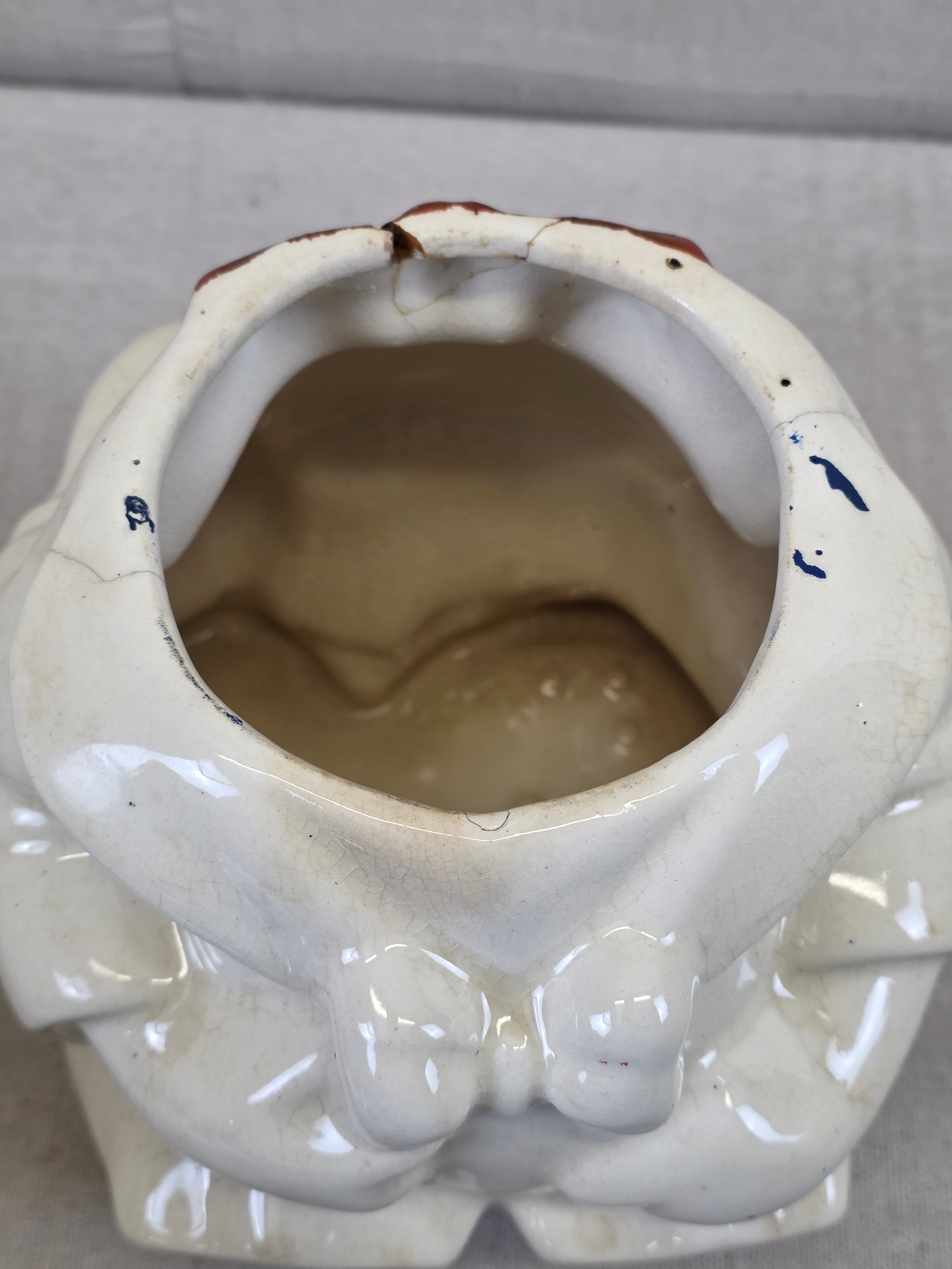 1940's Disney Donald Duck/Joe Carioca Turnabout Cookie Jar - In Store Pickup Only